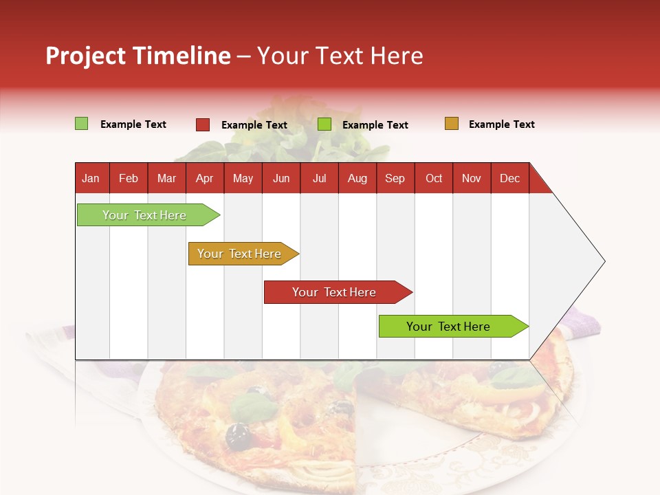 Pizza Snack Portion PowerPoint Template