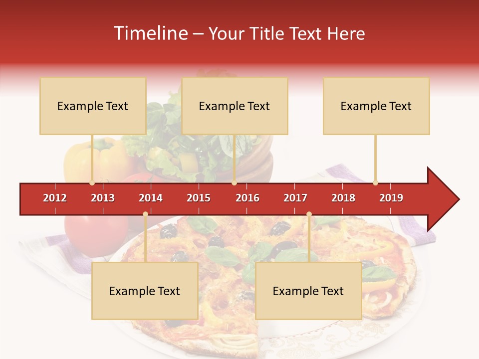 Pizza Snack Portion PowerPoint Template