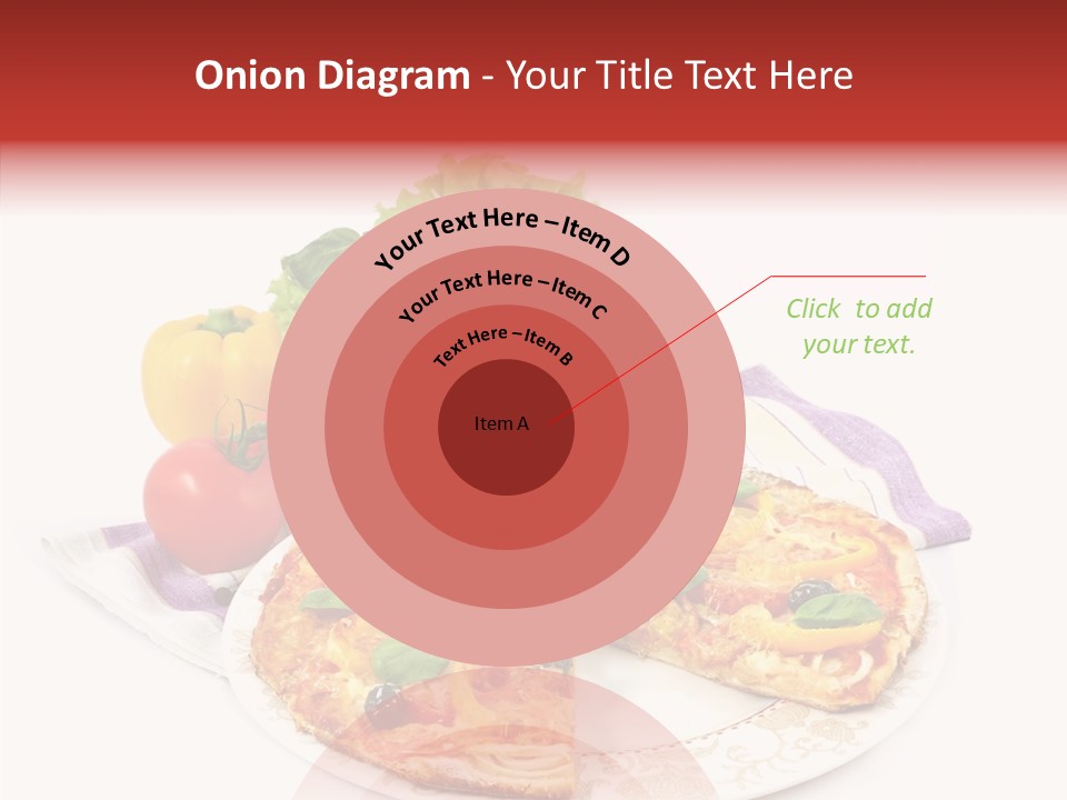 Pizza Snack Portion PowerPoint Template
