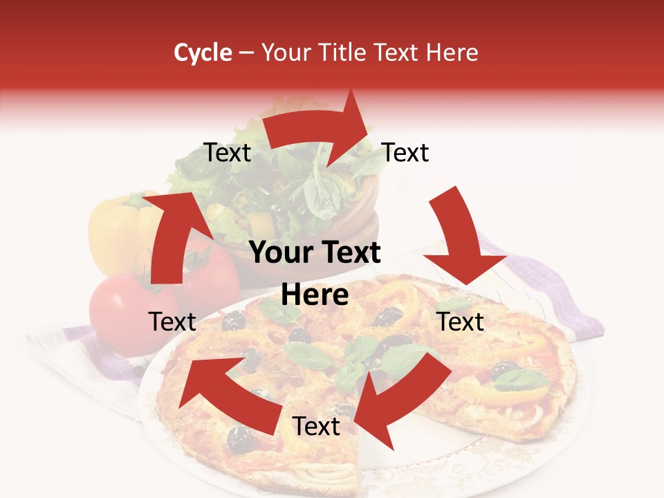 Pizza Snack Portion PowerPoint Template
