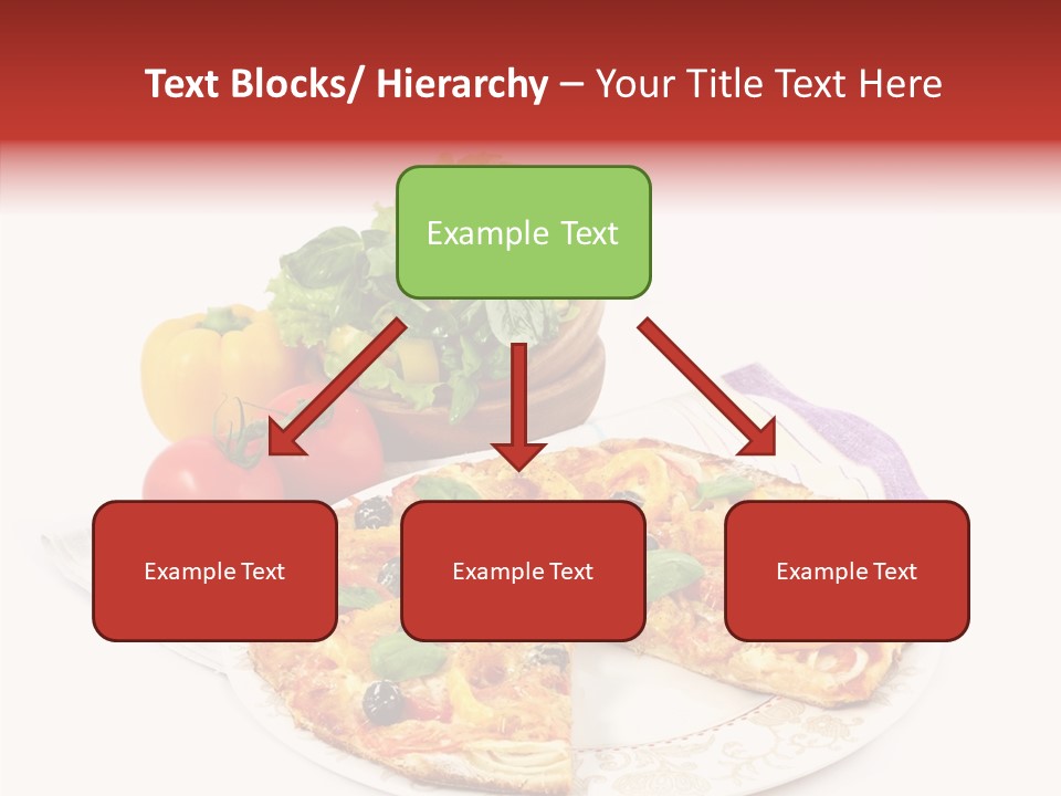 Pizza Snack Portion PowerPoint Template
