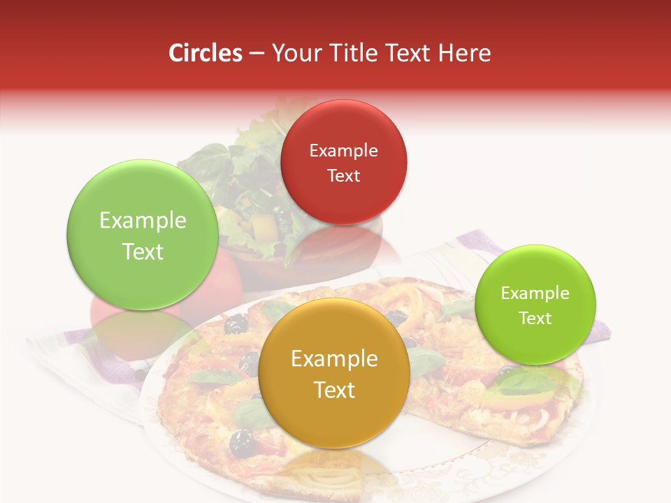 Pizza Snack Portion PowerPoint Template