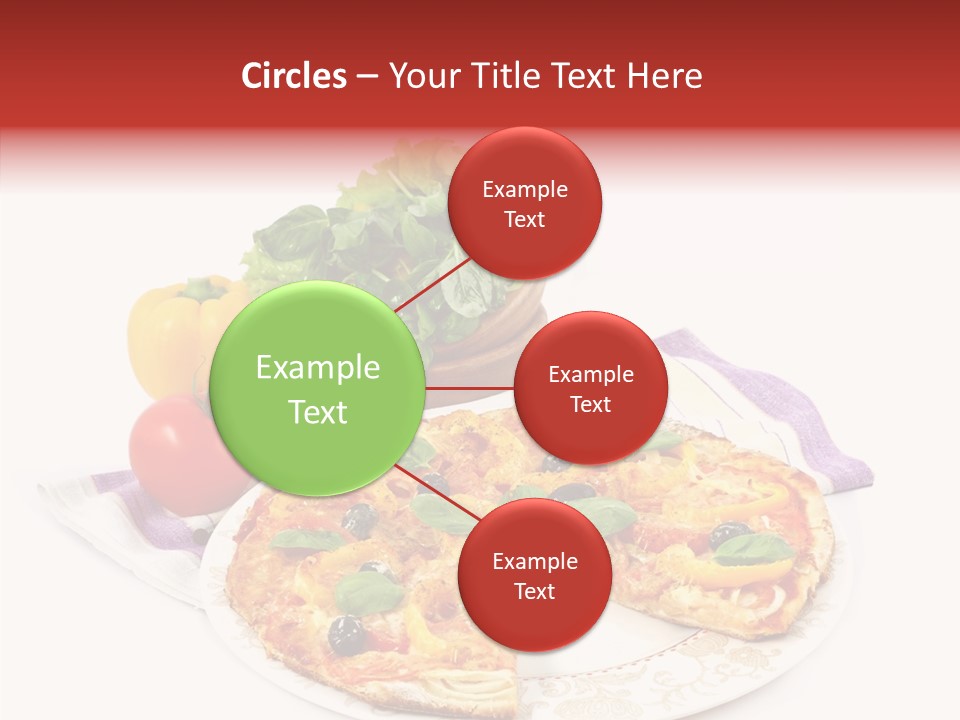Pizza Snack Portion PowerPoint Template