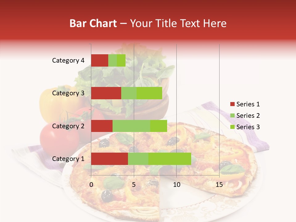 Pizza Snack Portion PowerPoint Template