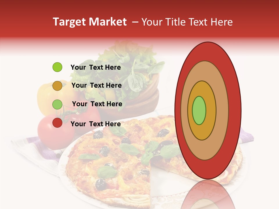 Pizza Snack Portion PowerPoint Template