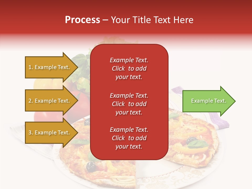 Pizza Snack Portion PowerPoint Template