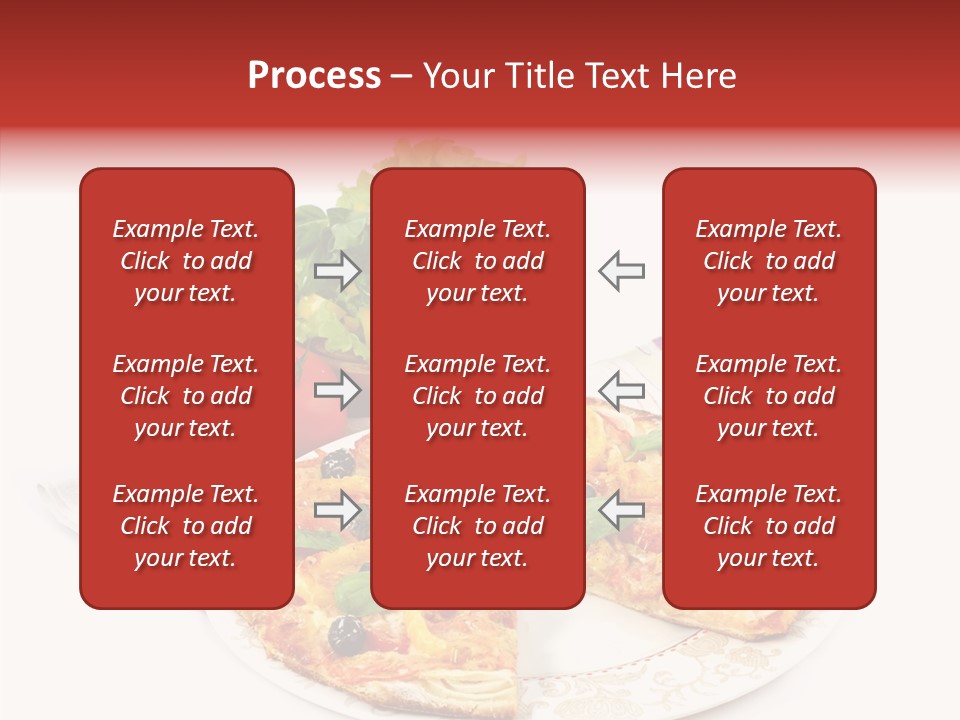 Pizza Snack Portion PowerPoint Template