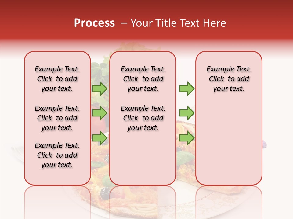 Pizza Snack Portion PowerPoint Template