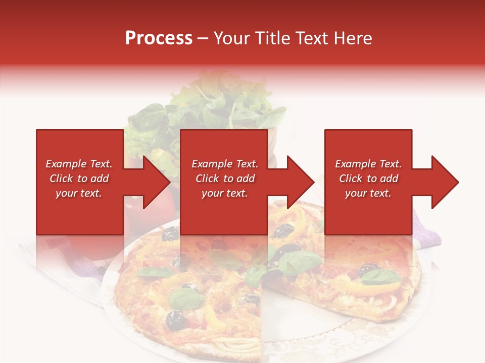 Pizza Snack Portion PowerPoint Template