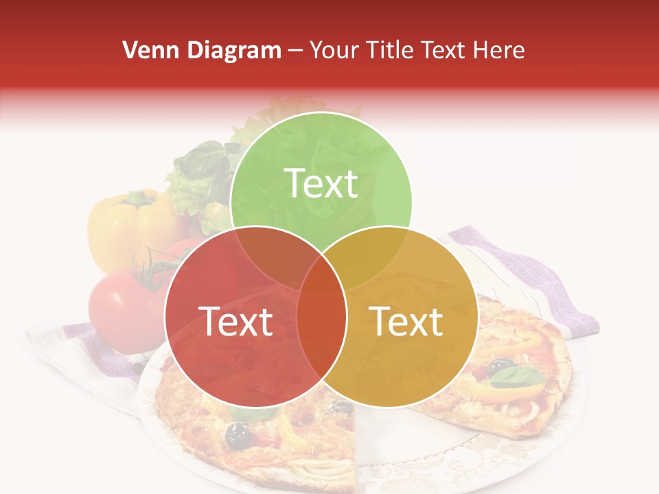 Pizza Snack Portion PowerPoint Template