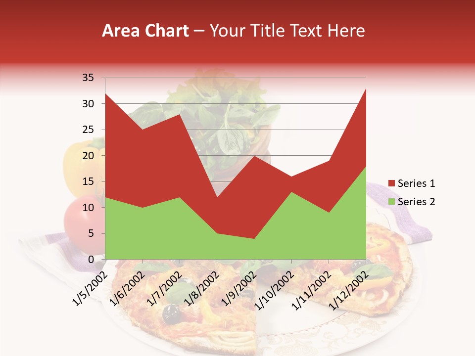 Pizza Snack Portion PowerPoint Template