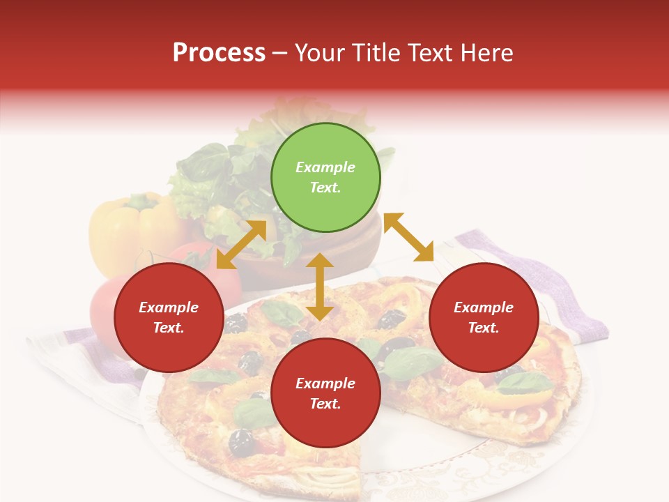 Pizza Snack Portion PowerPoint Template