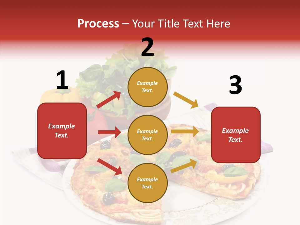 Pizza Snack Portion PowerPoint Template