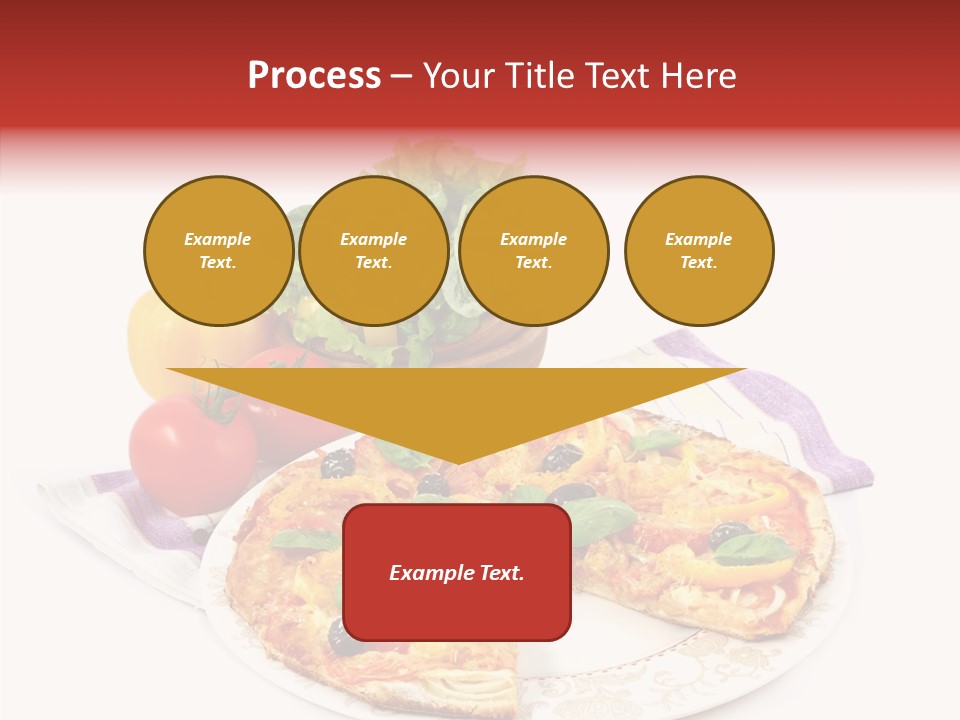 Pizza Snack Portion PowerPoint Template