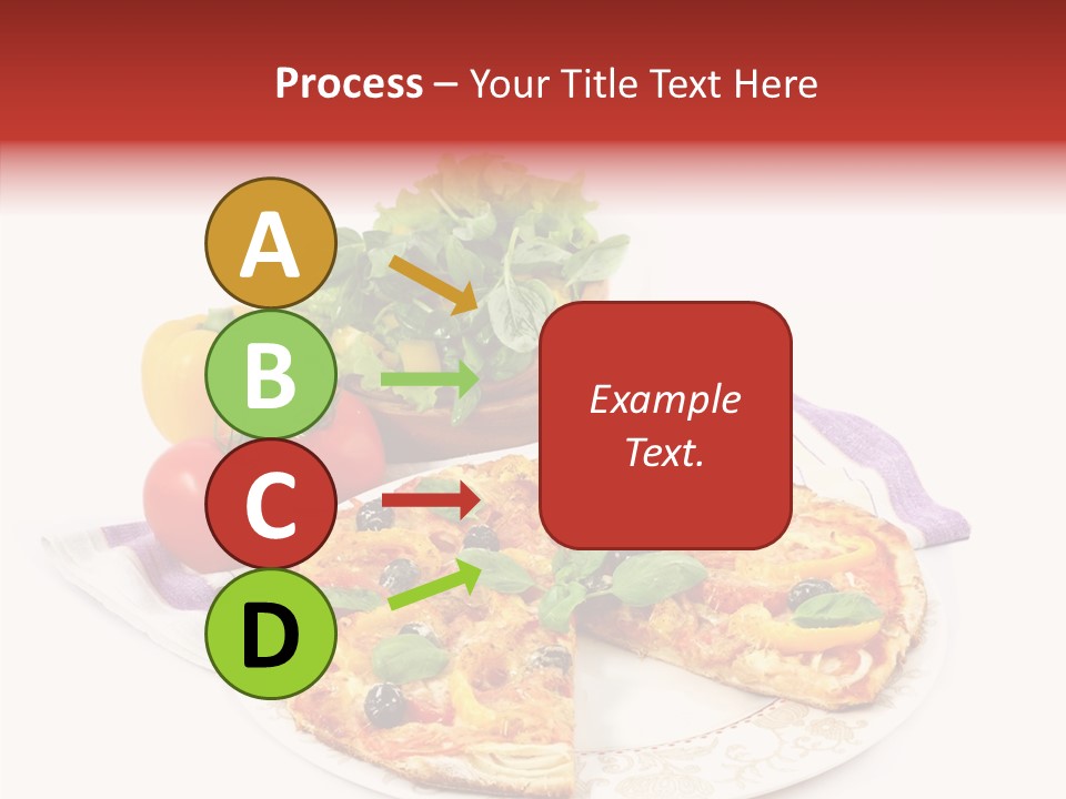Pizza Snack Portion PowerPoint Template