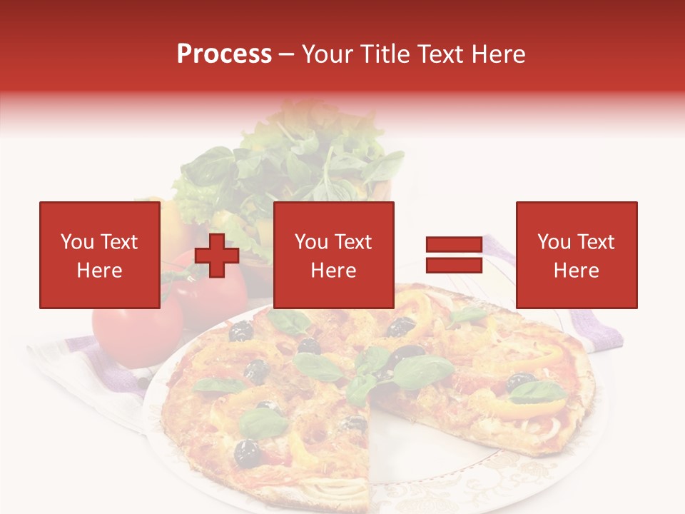 Pizza Snack Portion PowerPoint Template