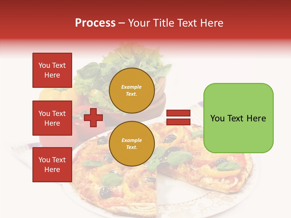 Pizza Snack Portion PowerPoint Template