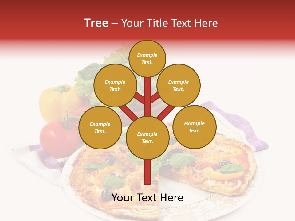 Pizza Snack Portion PowerPoint Template