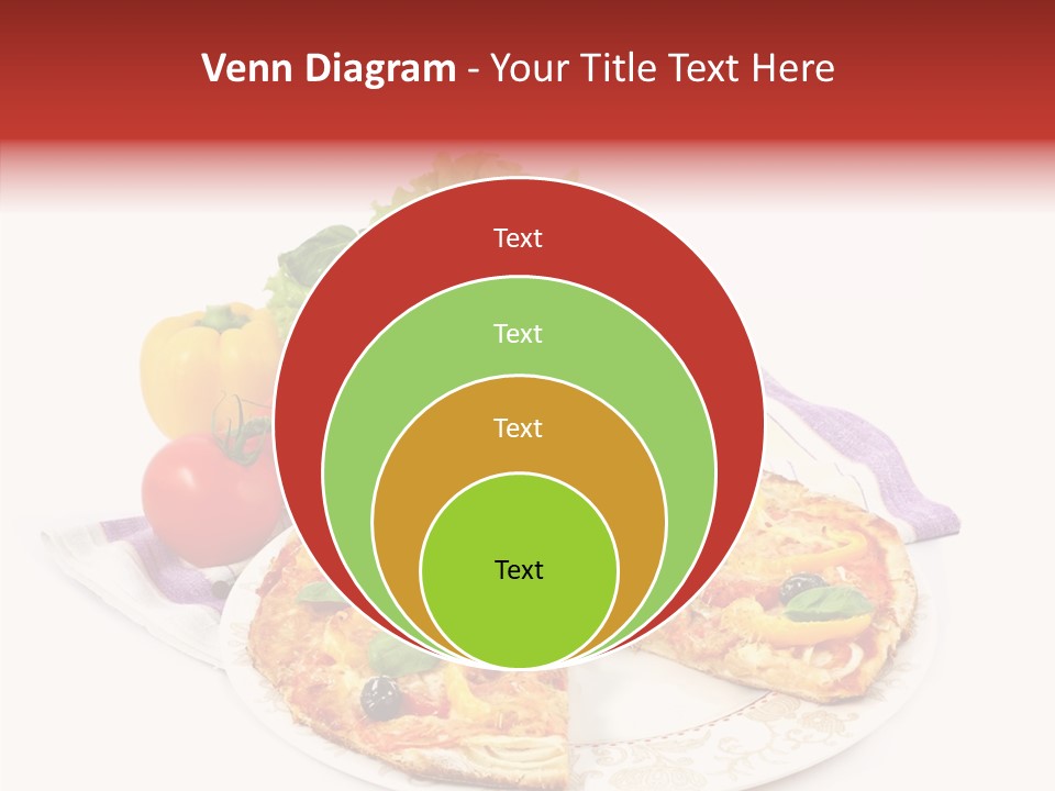 Pizza Snack Portion PowerPoint Template