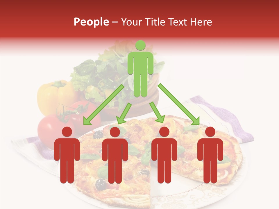 Pizza Snack Portion PowerPoint Template
