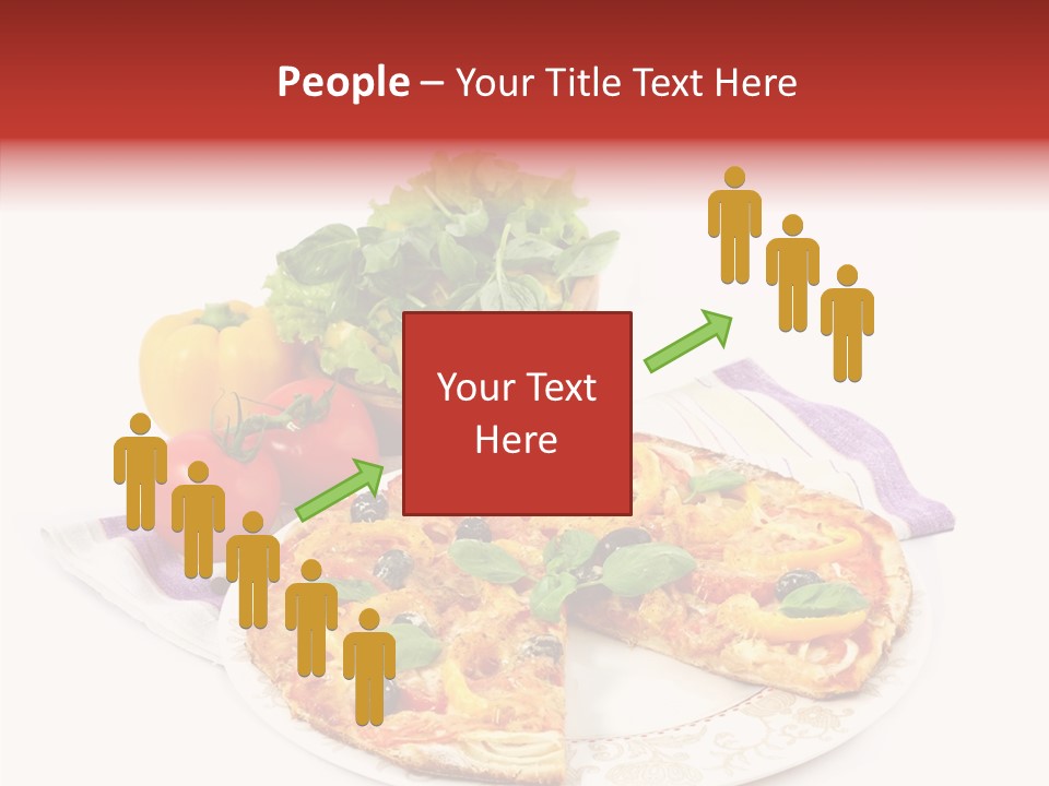 Pizza Snack Portion PowerPoint Template