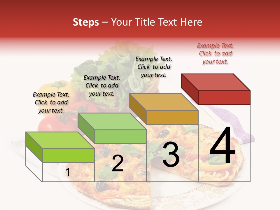 Pizza Snack Portion PowerPoint Template