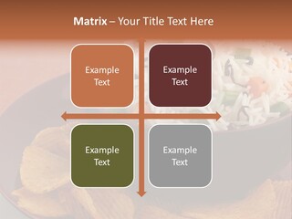 Dinner Peas Cheese PowerPoint Template