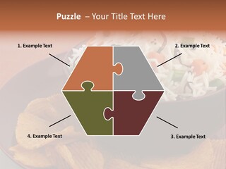 Dinner Peas Cheese PowerPoint Template