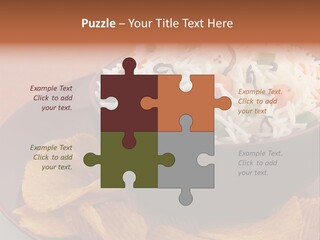 Dinner Peas Cheese PowerPoint Template