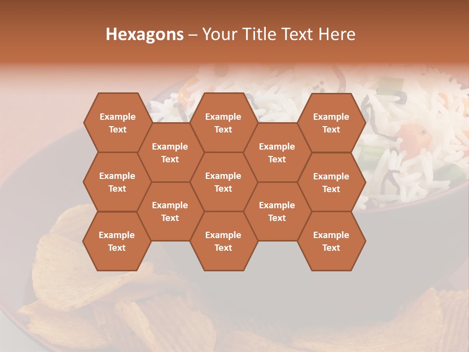 Dinner Peas Cheese PowerPoint Template