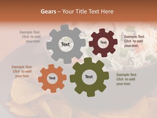 Dinner Peas Cheese PowerPoint Template