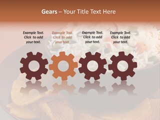 Dinner Peas Cheese PowerPoint Template