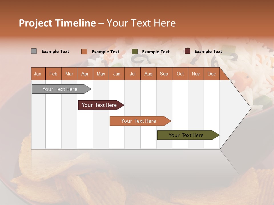 Dinner Peas Cheese PowerPoint Template