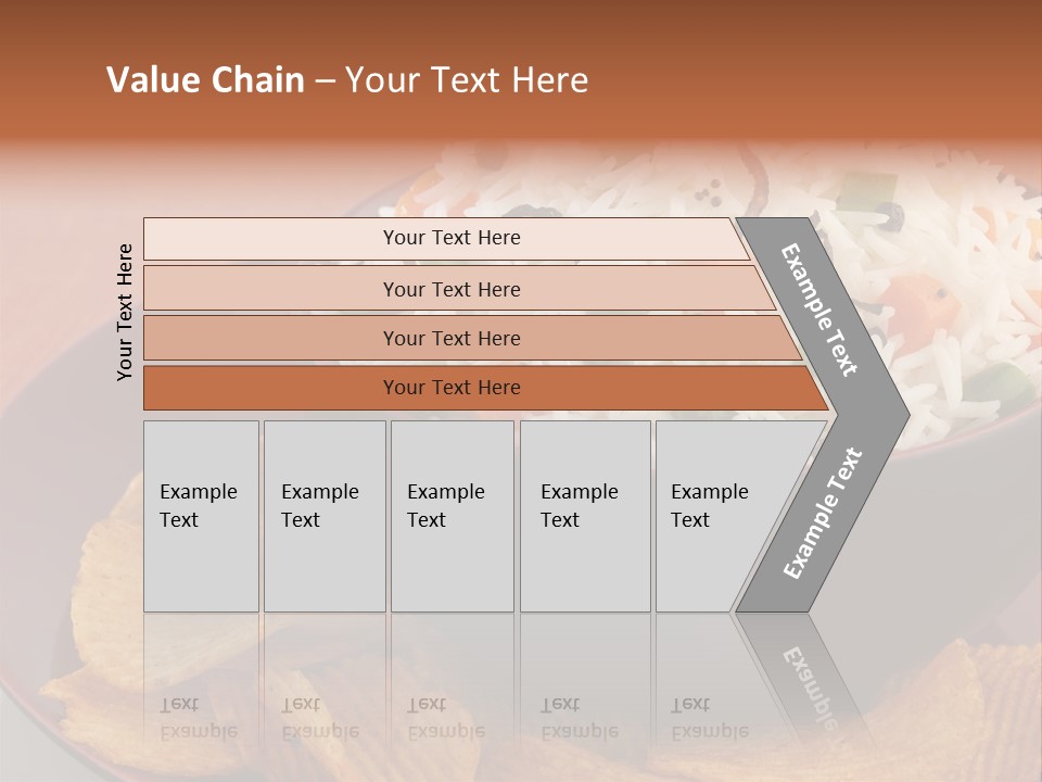 Dinner Peas Cheese PowerPoint Template