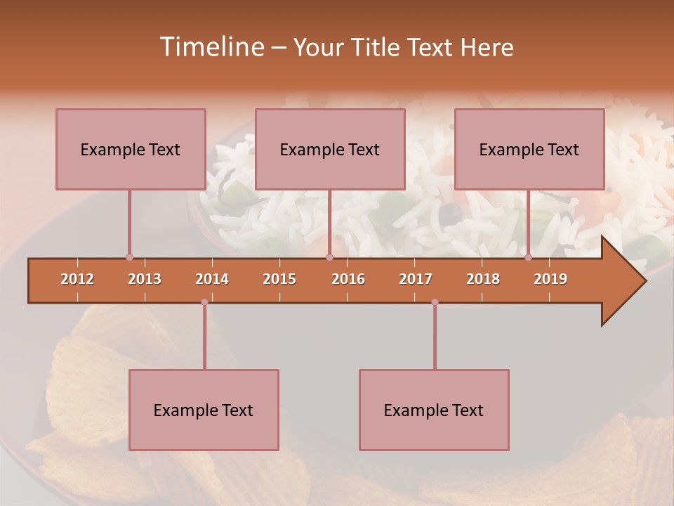 Dinner Peas Cheese PowerPoint Template
