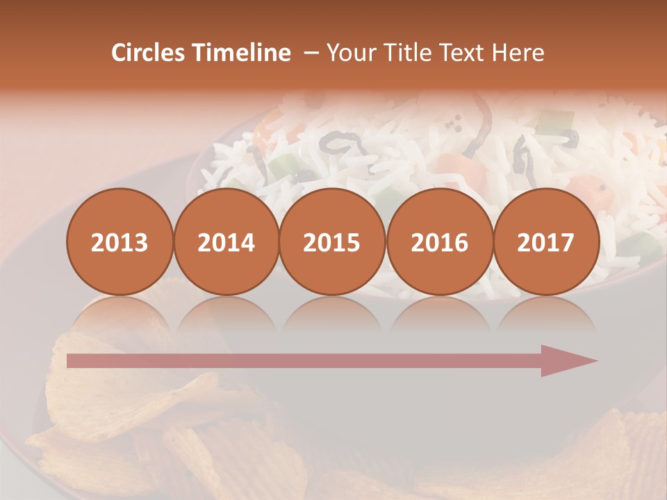 Dinner Peas Cheese PowerPoint Template