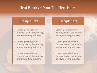 Dinner Peas Cheese PowerPoint Template