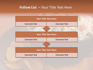 Dinner Peas Cheese PowerPoint Template