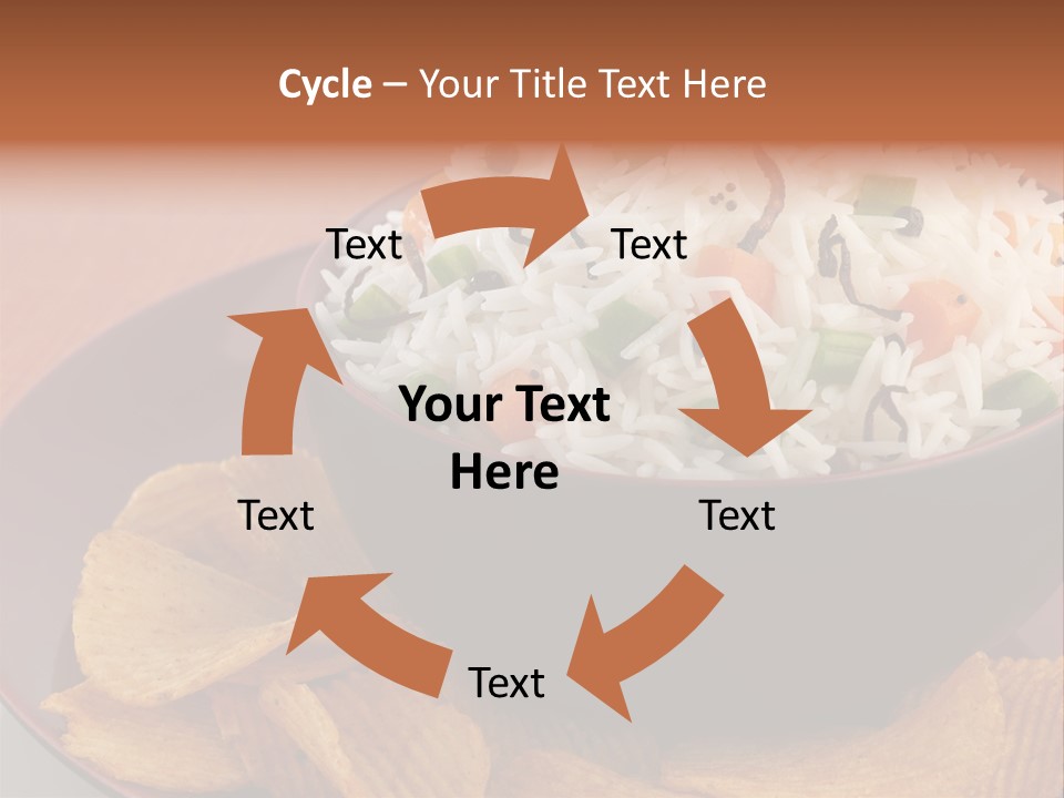 Dinner Peas Cheese PowerPoint Template