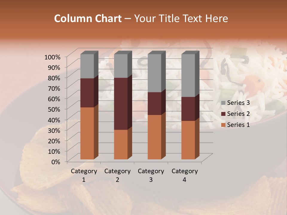 Dinner Peas Cheese PowerPoint Template