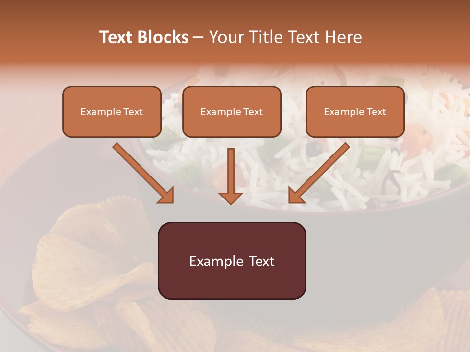 Dinner Peas Cheese PowerPoint Template