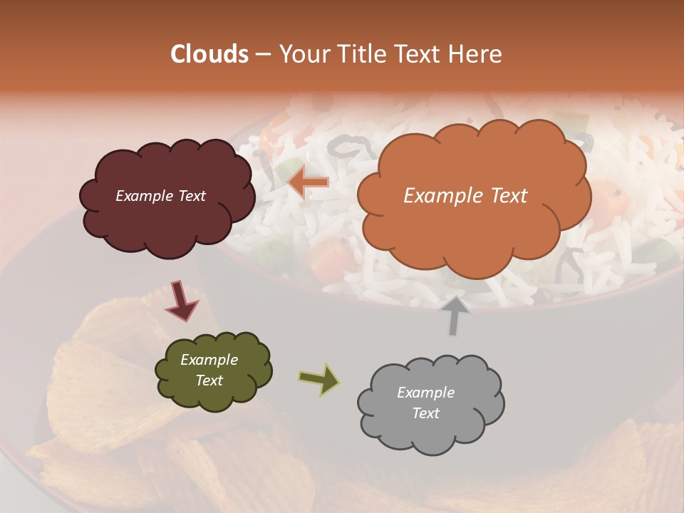 Dinner Peas Cheese PowerPoint Template