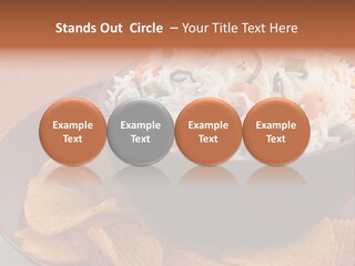 Dinner Peas Cheese PowerPoint Template