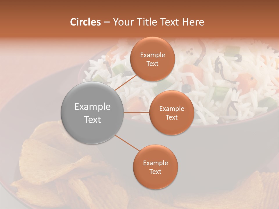 Dinner Peas Cheese PowerPoint Template