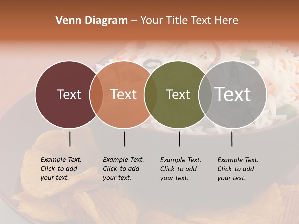 Dinner Peas Cheese PowerPoint Template