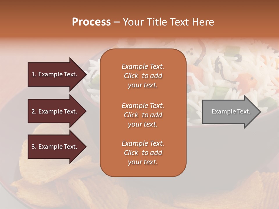 Dinner Peas Cheese PowerPoint Template