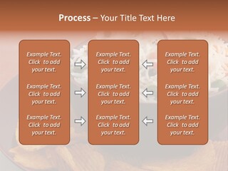 Dinner Peas Cheese PowerPoint Template