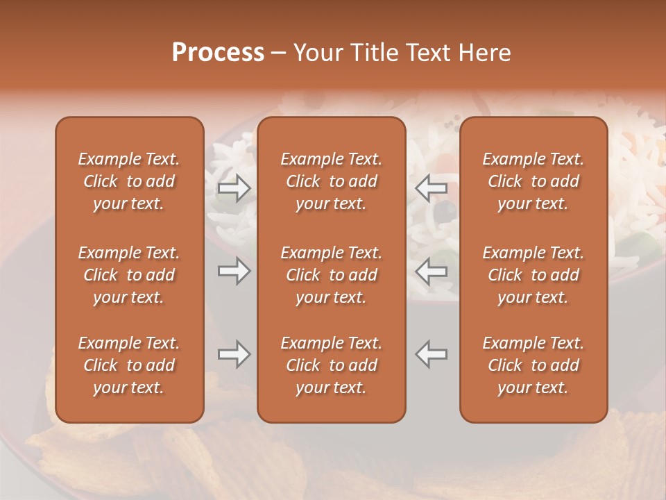 Dinner Peas Cheese PowerPoint Template