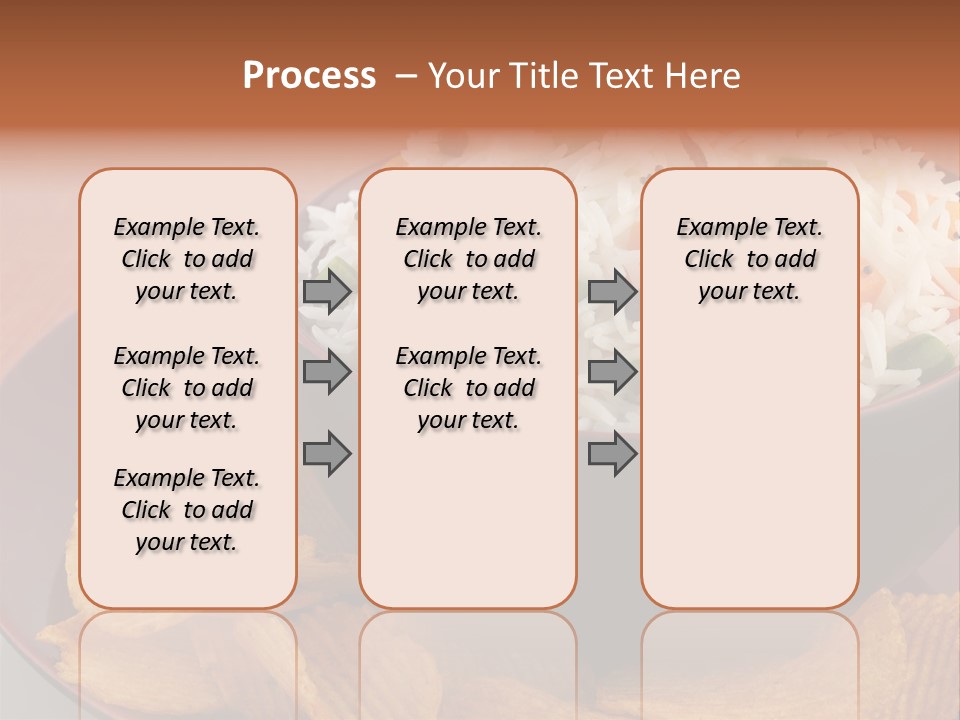 Dinner Peas Cheese PowerPoint Template