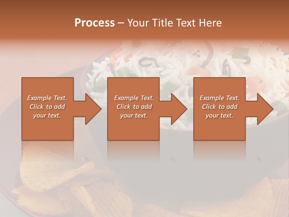 Dinner Peas Cheese PowerPoint Template